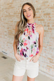 Feeling Floral Halter Blouse