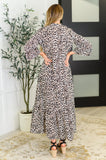 Francesca Leopard Print Maxi Dress