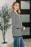 Your Way Striped Cardigan