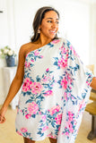 Forever Floral One Shoulder Dress