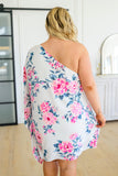 Forever Floral One Shoulder Dress