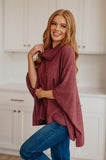 Kate Cowl Neck Poncho