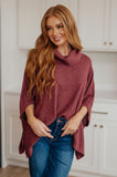 Kate Cowl Neck Poncho