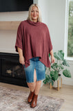 Kate Cowl Neck Poncho