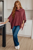 Kate Cowl Neck Poncho