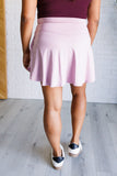 V Shaping High-Waist Skort in Mauve Peony