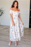 Dani Balloon Sleeve Floral Dress