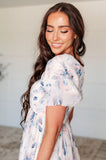 Dani Balloon Sleeve Floral Dress