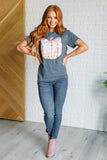 Gingham Bow Pumpkin Tee