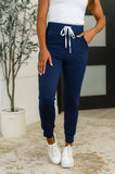 Run Around Joggers in Navy