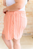 Marisa High Rise Striped Shorts