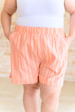 Marisa High Rise Striped Shorts