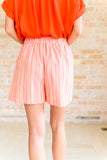 Marisa High Rise Striped Shorts