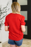 Hand Over Heart Knit Top