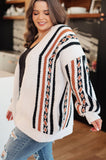 Aztec Print Cardigan