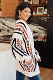Aztec Print Cardigan