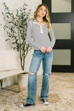 Ella Long Sleeve Henley Top-