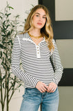Maggie Long Sleeve Henley Top