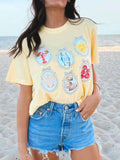 COASTAL COQUETTE FRAMES TEE