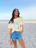 COASTAL COQUETTE FRAMES TEE