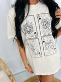4 PLAYER CARDS IVORY TEE