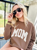 Embroidered Mom Sweatshirt