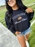 TOUCHDOWN SOCIAL CLUB EMBROIDERED SWEATSHIRT