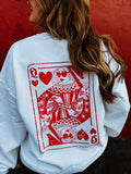 Queen of Hearts Sweatshirt