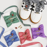 PRE ORDER: GAME DAY GINGHAM SHOE LACE