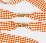 PRE ORDER: GAME DAY GINGHAM SHOE LACE