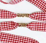 PRE ORDER: GAME DAY GINGHAM SHOE LACE
