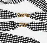 PRE ORDER: GAME DAY GINGHAM SHOE LACE