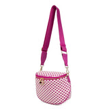 Pre Order: Woven Checkered Crossbody Bag 22 Colors