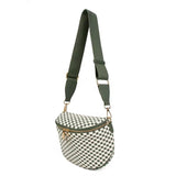 Pre Order: Woven Checkered Crossbody Bag 22 Colors