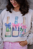 Floral Champagne Sweatshirt