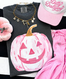 Pink Jack O Lantern Tee/Long Sleeve