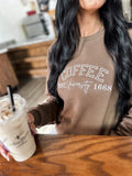 Embroiderd Coffee Sweatshirt
