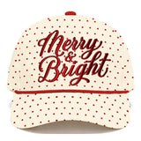Merry & Bright Polka Dot Hat