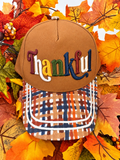 Thankful Plaid Hat