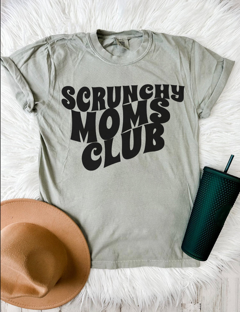 Scrunchy Moms Club Tee