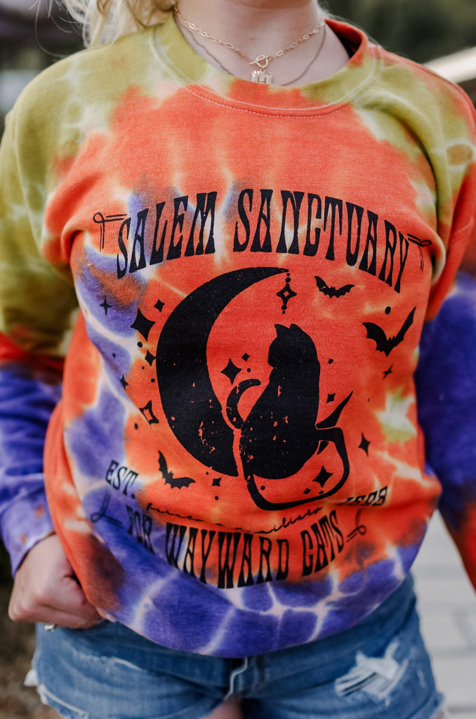Salem Sanctuary Tie Dye Sweatshirt