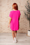 Linssey Dress In Fuchsia