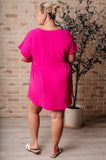 Linssey Dress In Fuchsia