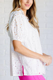 Evie Eyelet Lace Blouse