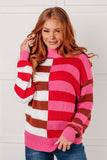 Alex Color Blocked Stripe Sweater