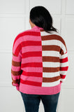 Alex Color Blocked Stripe Sweater