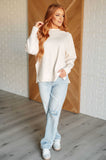 Weekend Relaxed Scuba Pullover in Beige