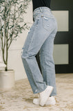 Jade Mid Rise 90's Straight Jeans
