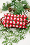 Jolly Holiday Textured Woven Zip Bag