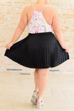 Pleated Skirt in Black